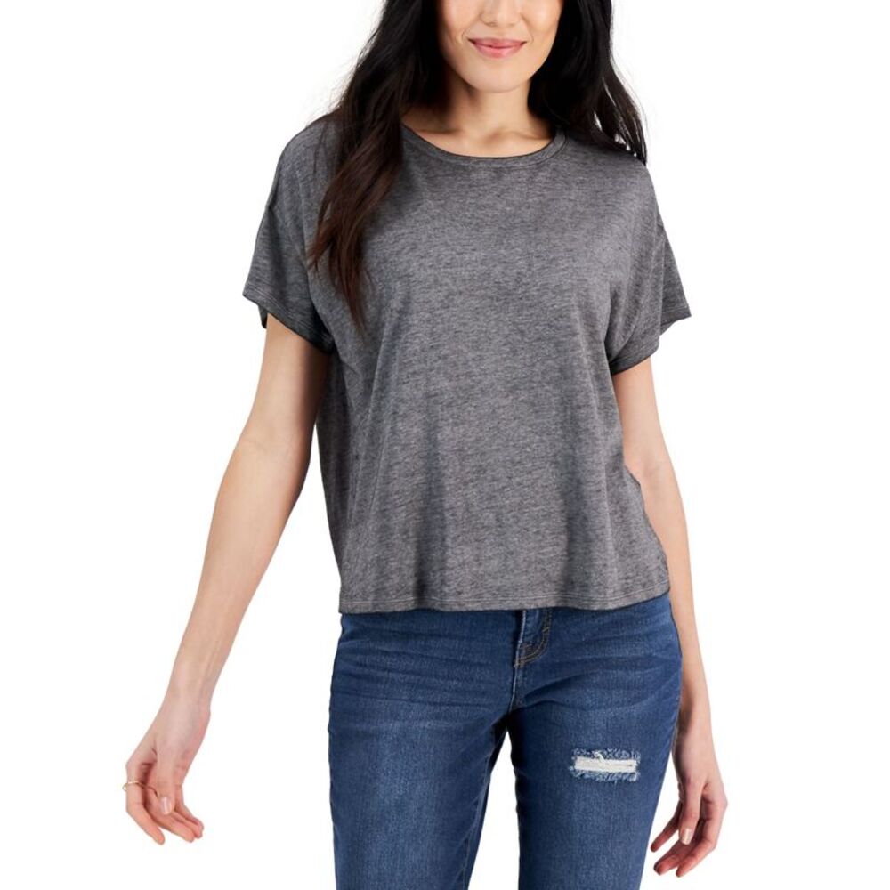 Style & Co Oversized Cropped T-Shirt
